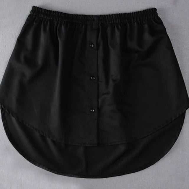 Women Fake Shirt Tail Blouse Hem Skirt Sweater Extender Detachable Underskirt A-Line Underskirt DIY Women Garments Accessories