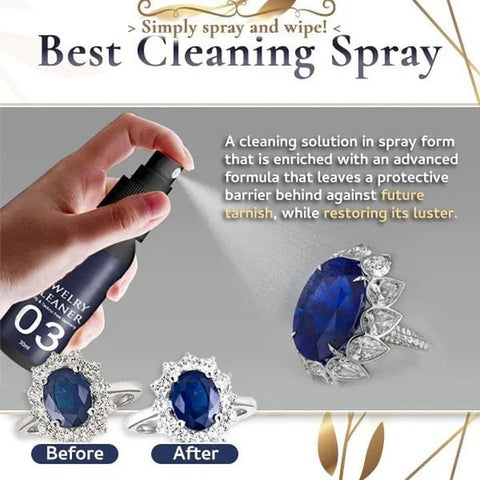 Jewelry Cleaner Watch Rings Spray Versatile Rust Remover Anti Tarnish  Protection Rings Making Diamond Rust Detergent, 100ml