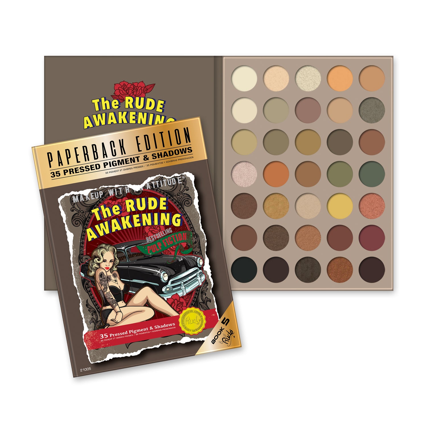 The Rude Awakening Eyeshadow Palette - Paperback Edition