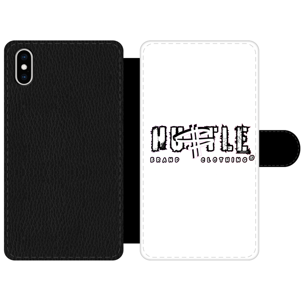 Hustle Brand Clothing Front Printed Wallet Cases