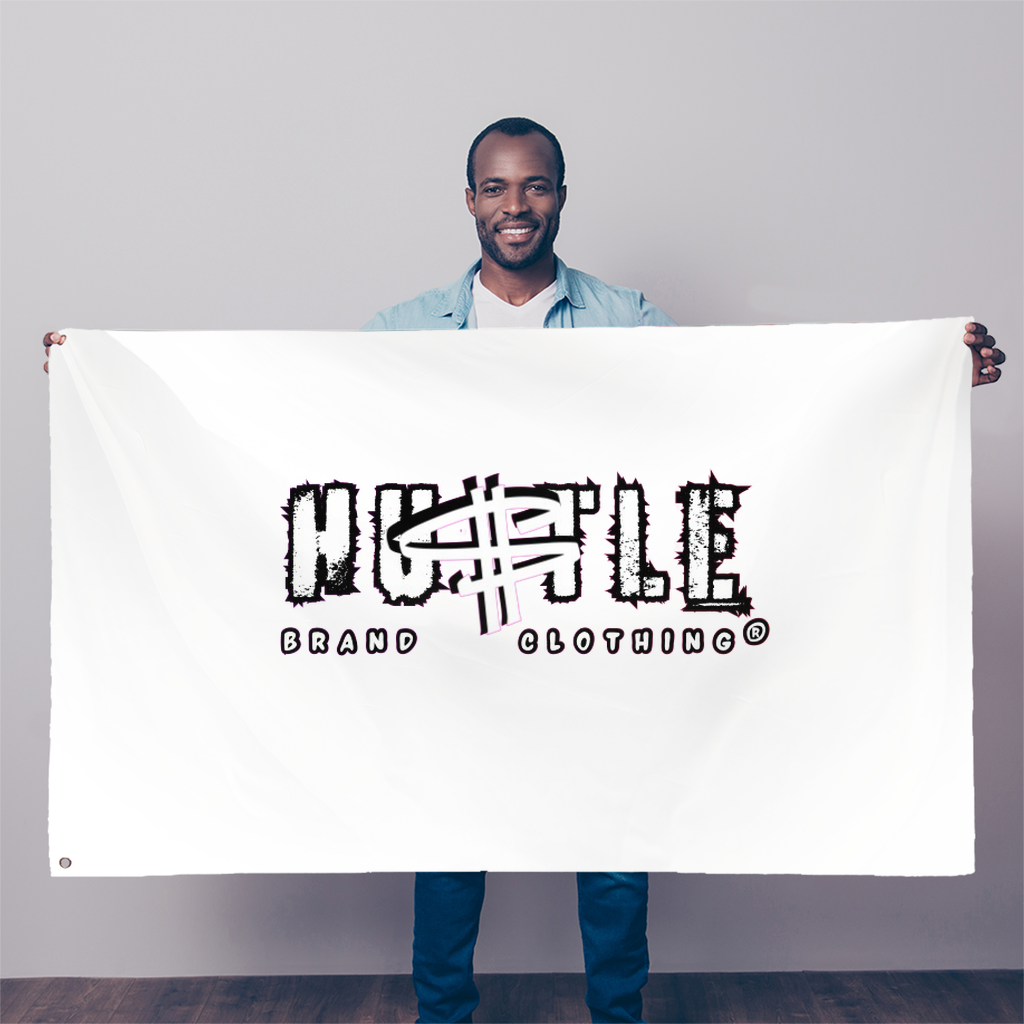 Hustle Brand Clothing Sublimation Flag