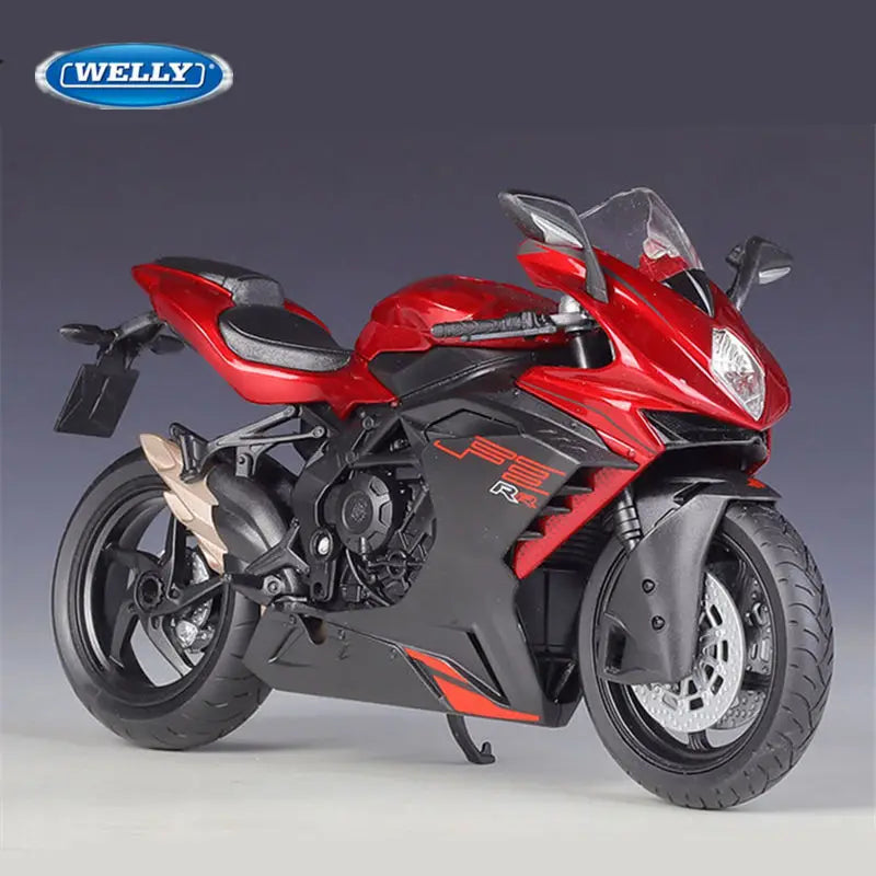 WELLY 1:18 MV Agusta F3 RR Alloy Sports Motorcycle Scale Model Simulation Diecast