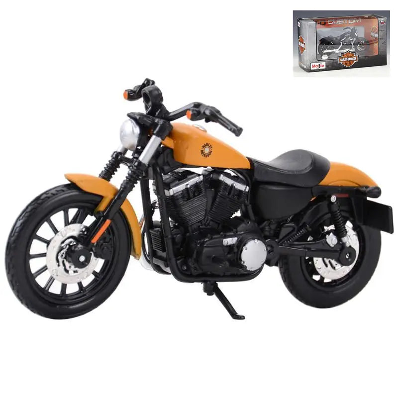 Maisto 1:18 Harley Davidson Sportster Iron 883 Alloy Motorcycle Model Diecast Metal Street Racing Motorcycle Model Kids Toy Gift