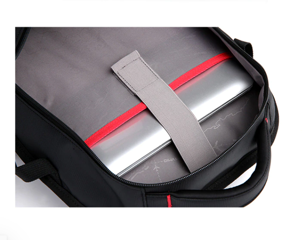 30 Liters Waterproof Nylon Backpack 15.6 inches Laptop Bag Black/Blue