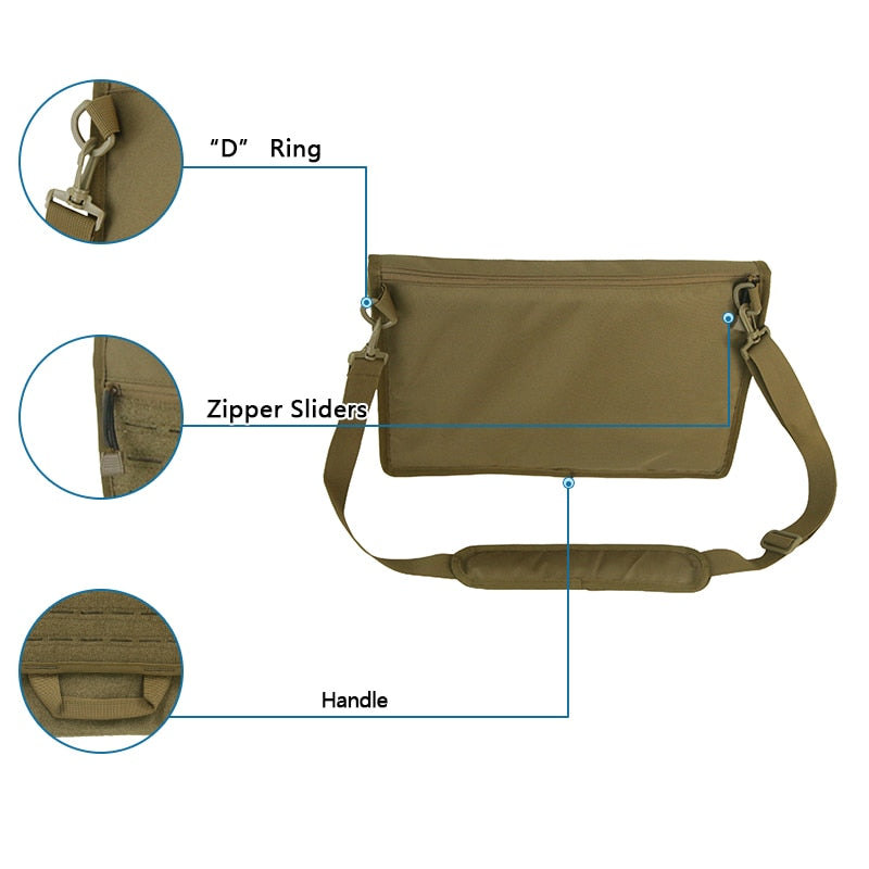 Tactical Messenger Bag 15-inches Laptop Bag Military Style Crossbody Bag