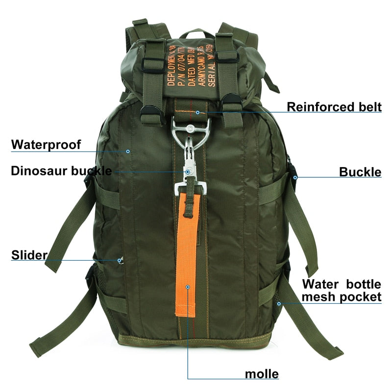 Waterproof Maverick Rucksack Backpack, Black/Gray/OD Green, One Size