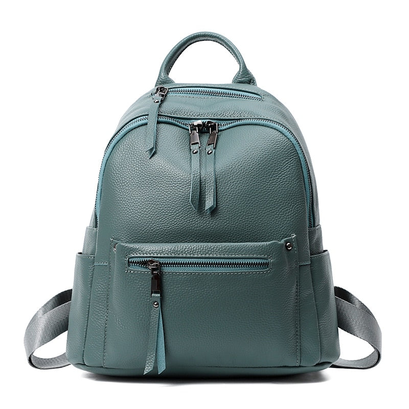 Piccadilly Backpack Casual Backpack for Women, Pebbled Leather, One Size