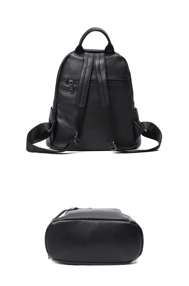 Piccadilly Backpack Casual Backpack for Women, Pebbled Leather, One Size