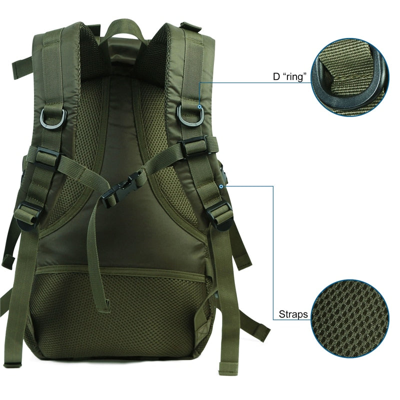 Waterproof Maverick Rucksack Backpack, Black/Gray/OD Green, One Size