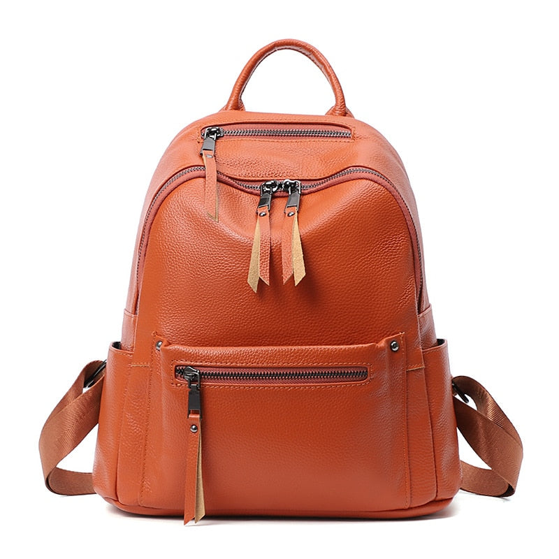 Piccadilly Backpack Casual Backpack for Women, Pebbled Leather, One Size