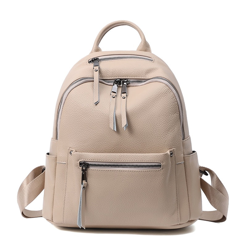 Piccadilly Backpack Casual Backpack for Women, Pebbled Leather, One Size