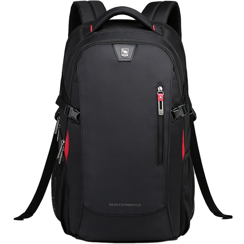 30 Liters Waterproof Nylon Backpack 15.6 inches Laptop Bag Black/Blue
