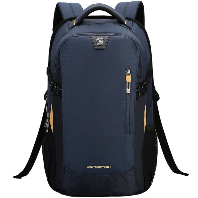 30 Liters Waterproof Nylon Backpack 15.6 inches Laptop Bag Black/Blue