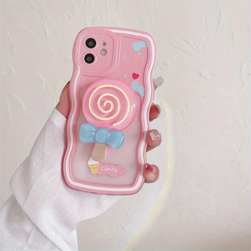 3D Candy Bar Lollipop Wave Phone Case