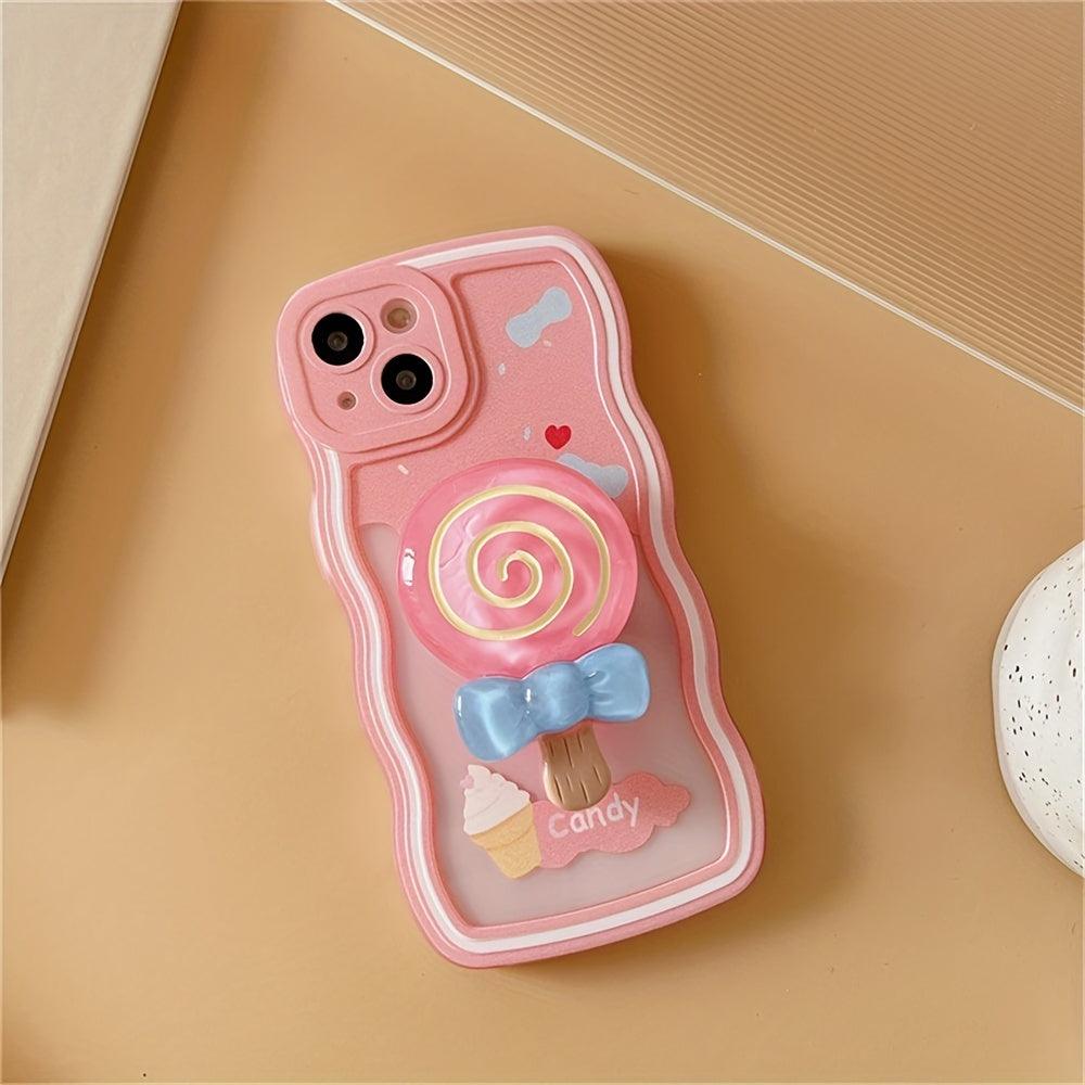 3D Candy Bar Lollipop Wave Phone Case