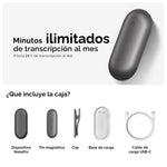 PLAUD NotePin & 2 Plan Ilimitado Anual AI
