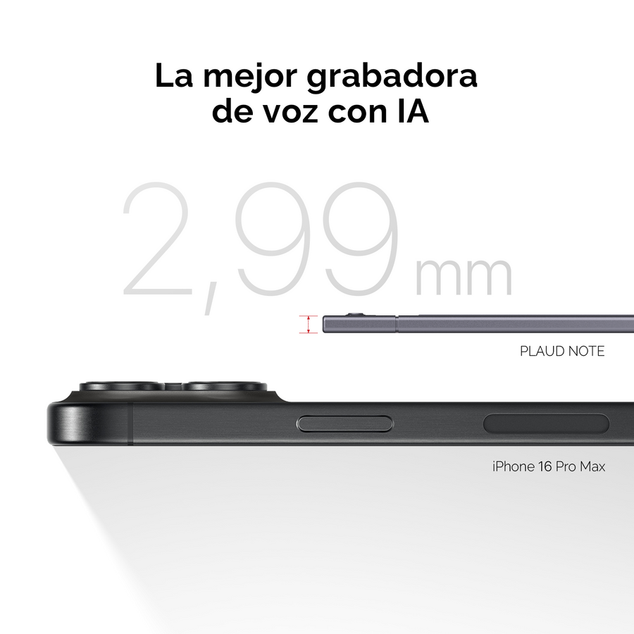 PLAUD NOTE y Pro Plan anual con IA
