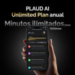 Suscripción ilimitado anual a PLAUD AI | Pack de 2