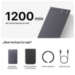 PLAUD NOTE y Pro Plan anual con IA
