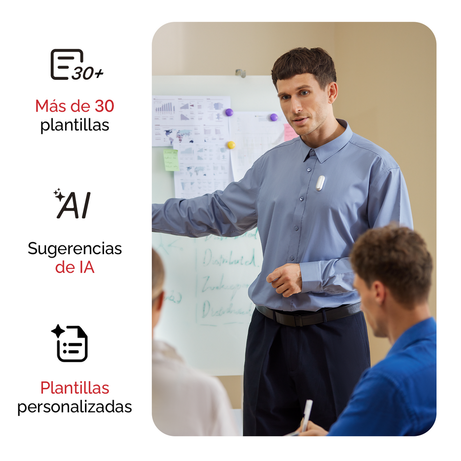 PLAUD NotePin & 2 Plan Ilimitado Anual AI
