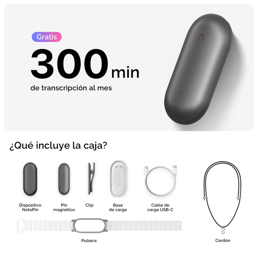 PLAUD NotePin: Tu cápsula de memoria portátil con IA
