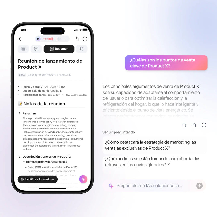 PLAUD NOTE y Pro Plan anual con IA
