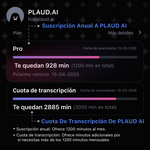 Suscripción Pro anual a PLAUD AI
