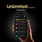 Suscripción ilimitado anual a PLAUD AI | Pack de 2