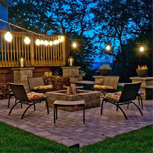 25Ft G40 Globe String Party Light