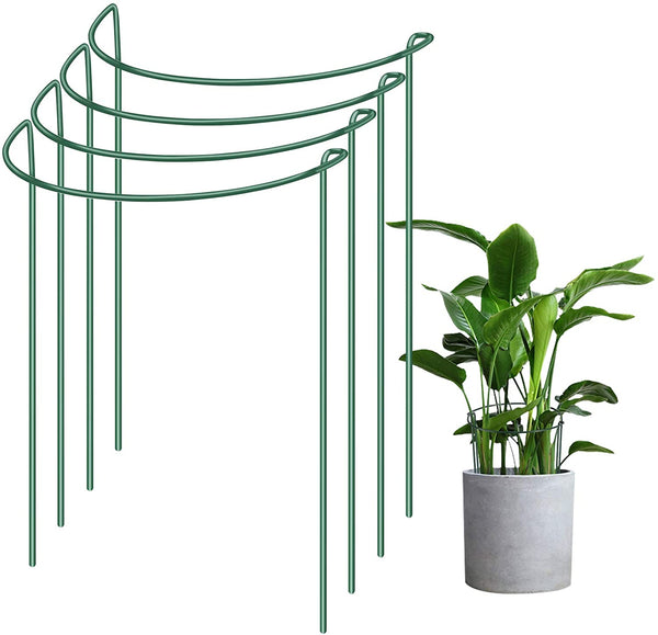 2.4 Pack Half Round Metal Garden Plant Supports
