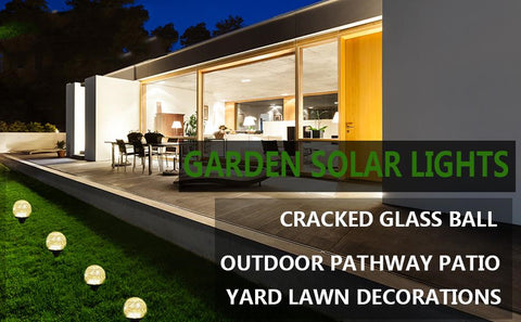 Outdoor Garden pathway Solar Lights Ball