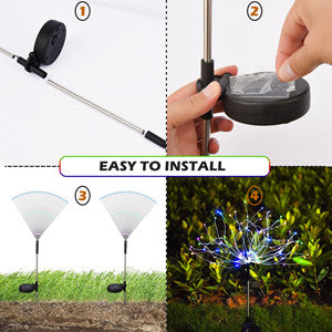 Outdoor Solar Garden Landscape  Path Decorative Stake