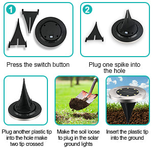 Solar Ground Path Lights