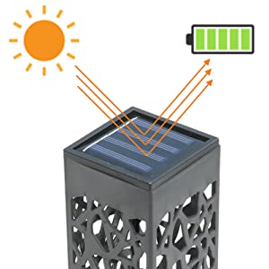Solar Powered LED Garden Path  Lights