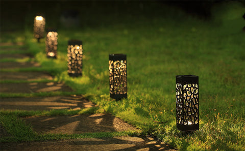 Solar Powered LED Garden Path  Lights