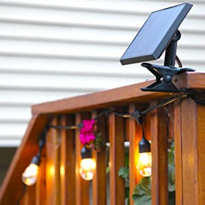 Solar Powered Outdoor String Lights