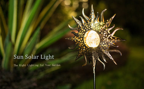 Waterproof Metal Decorative Garden Solar Path Light
