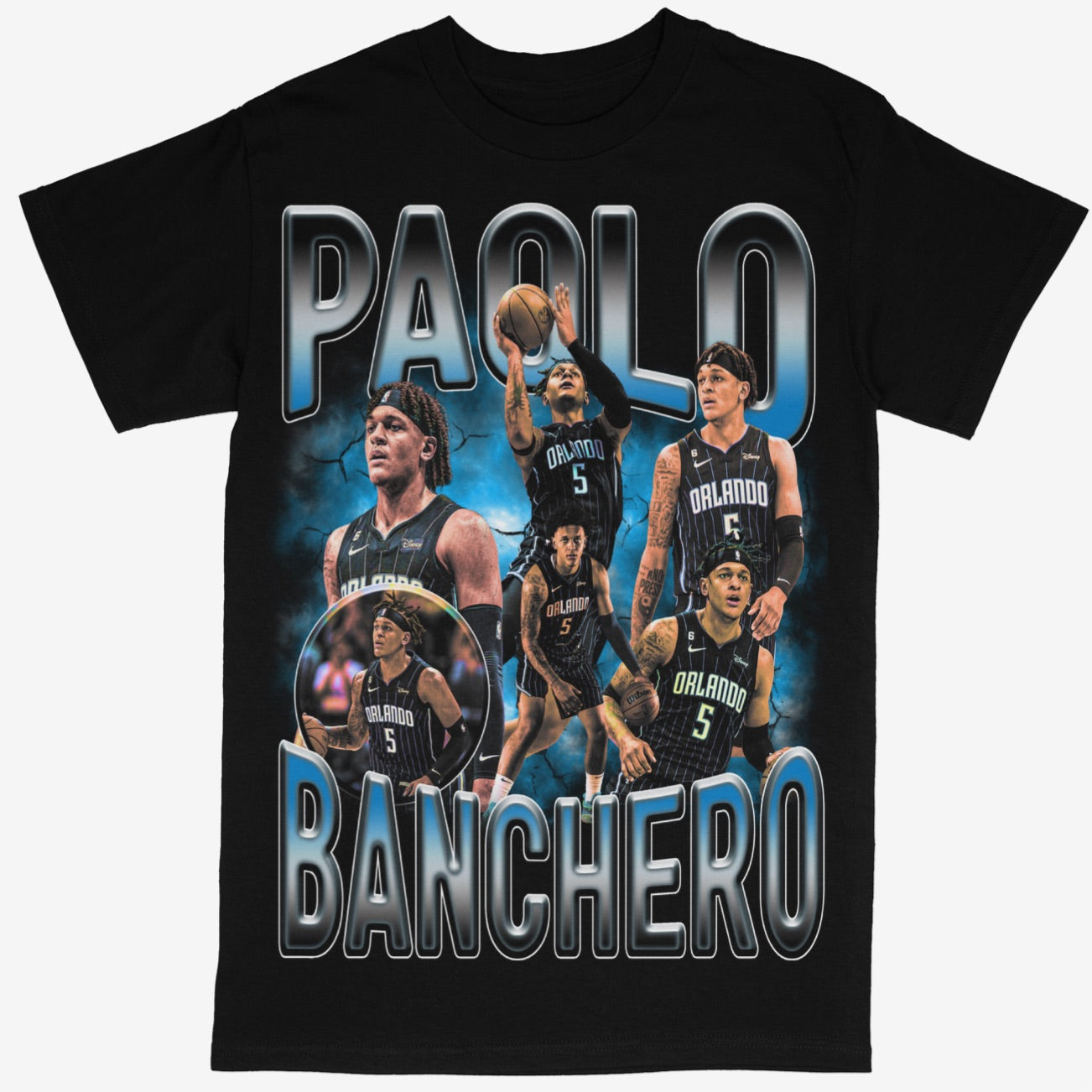 Paolo Banchero Tee Shirt Orlando Magic NBA Basketball