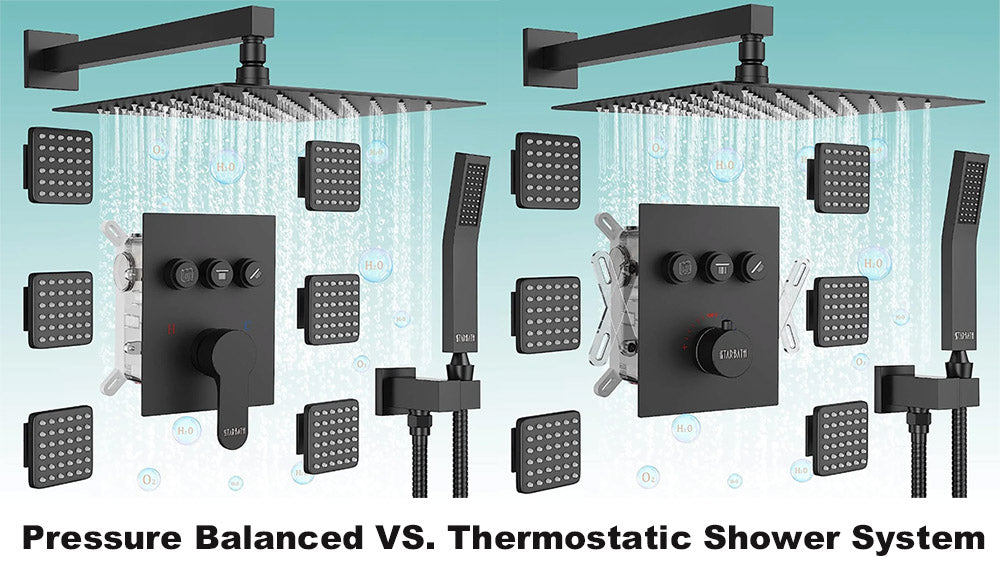 Pressure Balanced VS. Thermostatic Shower System