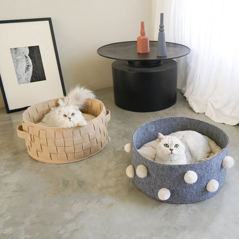 scandi cat bed