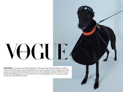 PIKAPIKA Pet Apparel Featured in British Vogue's Recommendations!