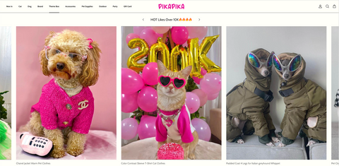 PIKAPIKA Top Popular Pet Outfit over20k likes on Instagram