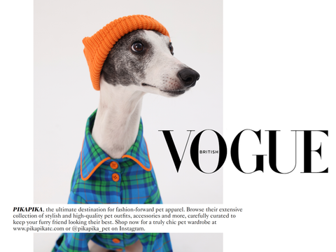 PIKAPIKA Pet Apparel Featured in British Vogue's Recommendations!