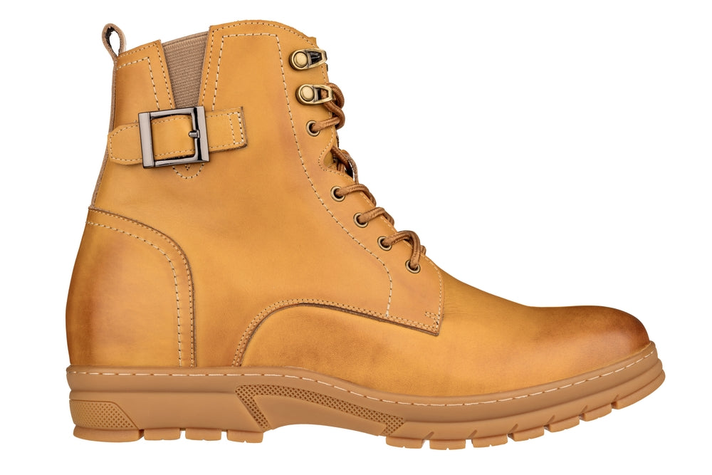 TOTO - K16207 - 2.8 Inches Taller (Tan Brown) - High Top Boots