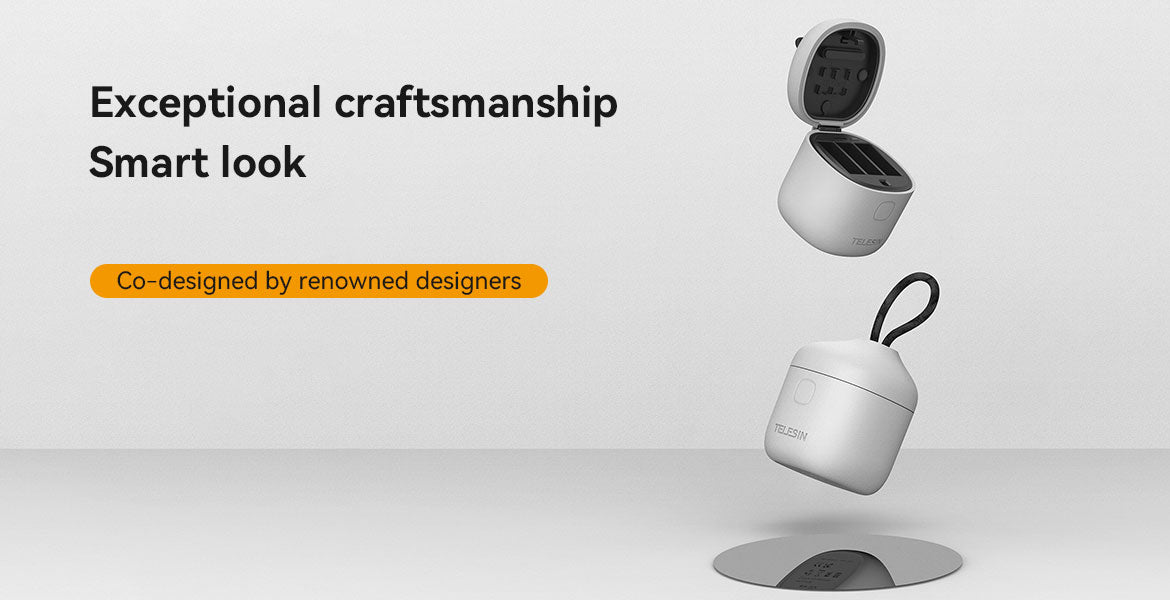 TELESIN ALLIN BOX Portable Storage Charger for GoPro Hero 9/10