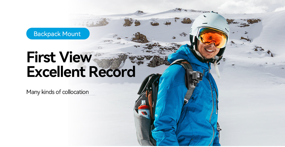 TELESIN Backpack Strap Bracket for GoPro Osmo Action