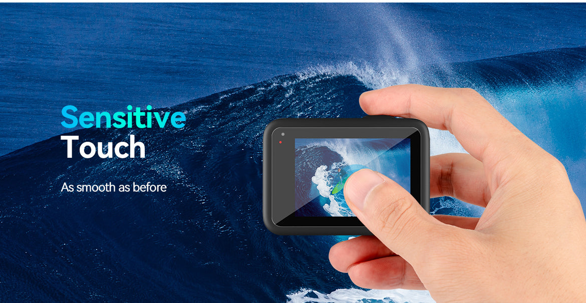 TELESIN Tempered Glass Lens + Screen Protectors for GoPro 9/10