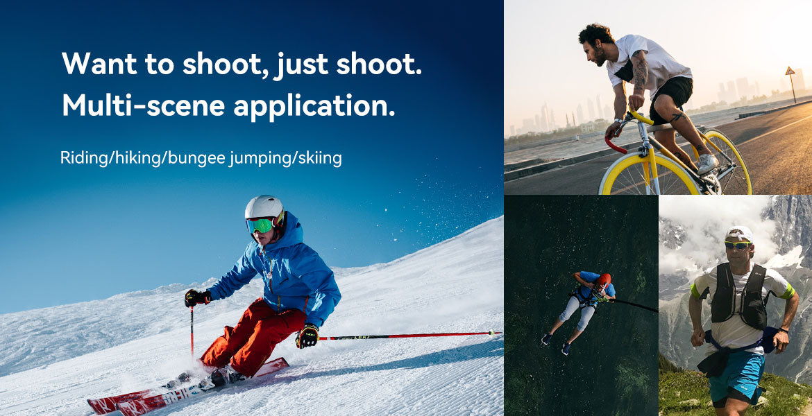 Tib Casque Strap Support de montage pour Gopro Hero 11 10 9 8 7 6 5 4 Snow  Ski Action Camera Mount Full Face Bracket Accessoire
