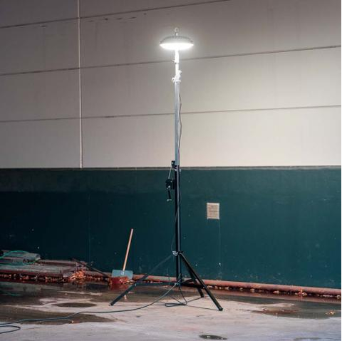 300W LED 移动工作灯带升降便携式三脚架