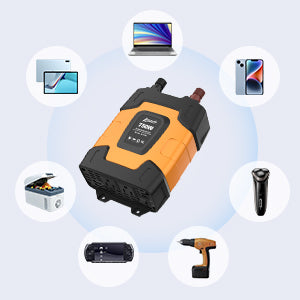 Ampeak 750W Power Inverter Widely used Inverter Perfect for cell phones, laptops, christmas light, digital camera, power tools and other device, vacations, work trips, and camping or anywhere that power is needed.